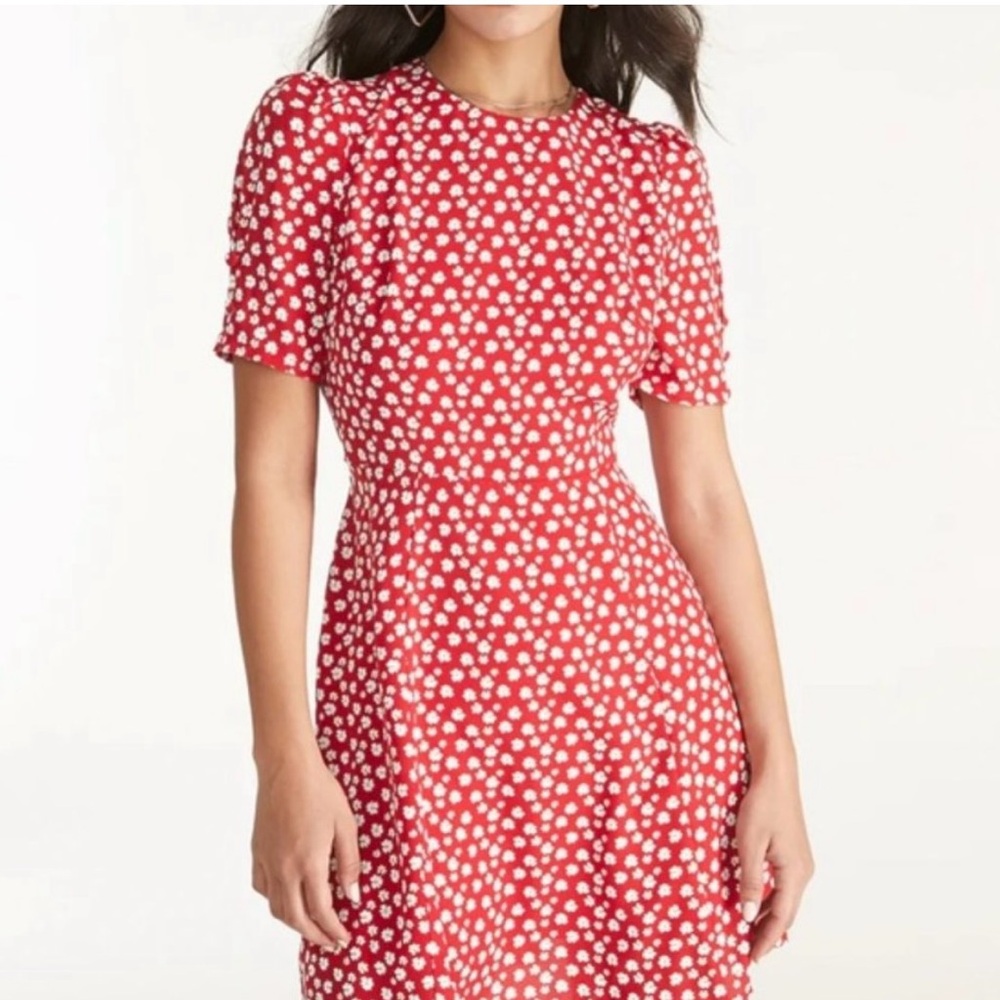 MINI FLORAL RED DAISY RED | COMMENSE